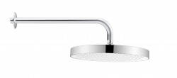Kielle - Oudee Hlavová sprcha 320, sprchové rameno 350 mm, chrom/bílá (20102SE90)