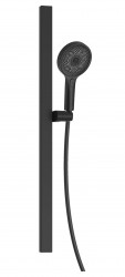 Kielle - Oudee Set sprchové hlavice, tyče a hadice, matná černá (20402SE84)