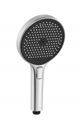 Kielle - Oudee Sprchová hlavice 130, 3 proudy, EcoSpare, chrom/černá (20402010E)