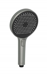 Kielle - Oudee Sprchová hlavice 130, 3 proudy, gun metal/černá (20402013)