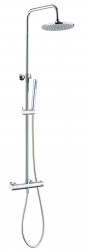 Kielle - Oudee Sprchový set s termostatem, 20 cm, 1 proud, chrom (20602040E)