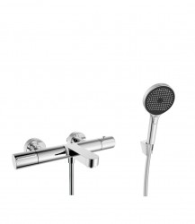Kielle - Oudee Termostatická vanová baterie s příslušenstvím, chrom (10302SNT20)