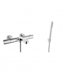 Kielle - Oudee Termostatická vanová baterie s příslušenstvím EcoSpare, chrom (10302SNT90)