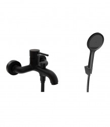 Kielle - Oudee Vanová baterie s příslušenstvím EcoSpare, matná černá (10302SN44)