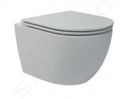 Kielle - Oudee Závěsné kompaktní WC se sedátkem SoftClose, Vortex Rimless, bílá (30102002)