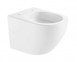 Kielle - Oudee Závěsné kompaktní WC, Vortex Rimless+, bílá (30102010S)
