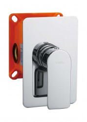 Kielle - Vega Baterie pod omítku pro 1 spotřebič, s tělesem, chrom (10218200)