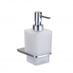 Kielle - Vega Dávkovač mýdla s držákem, matné sklo/chrom (40118000)