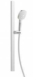Kielle - Vega Set sprchové hlavice, tyče a hadice, chrom/bílá (20418SE60)