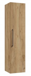 Kielle - Vega Vysoká skříňka závěsná, 140x33x33 cm, zlatý dub (50218011)