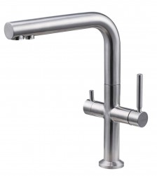 Kielle - Wimeo Dřezová baterie s filtrační funkcí, broušená nerez (10525F25)