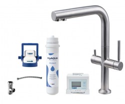 Kielle - Wimeo Dřezová baterie včetně filtrace, broušená nerez (10525SFI175)