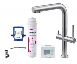 Kielle - Wimeo Dřezová baterie včetně filtrace, broušená nerez (10525SFI185)