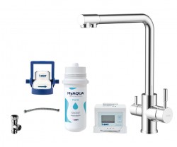 Kielle - Wimeo Dřezová baterie včetně filtrace, chrom (10525SFI130)