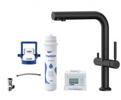 Kielle - Wimeo Dřezová baterie včetně filtrace, matná černá (10525SFI174)