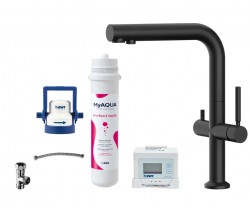 Kielle - Wimeo Dřezová baterie včetně filtrace, matná černá (10525SFI184)