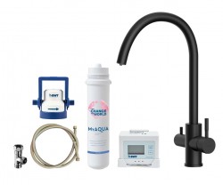 Kielle - Wimeo Dřezová baterie včetně filtrace, matná černá (10525SFI24)