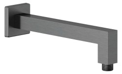 KLUDI - A-Qa Sprchové rameno, 25 cm, broušený Gunmetal (66543N2-00)