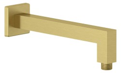 KLUDI - A-Qa Sprchové rameno, 25 cm, kartáčované zlato (66543N0-00)