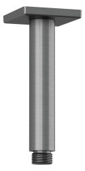 KLUDI - A-Qa Sprchové rameno stropní, 15 cm, broušený Gunmetal (66535N2-00)