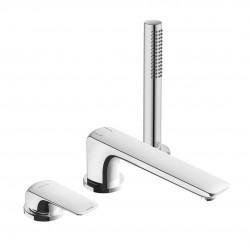 KLUDI - Ameo Baterie na okraj vany, 3-otvorová instalace, chrom (414470575)