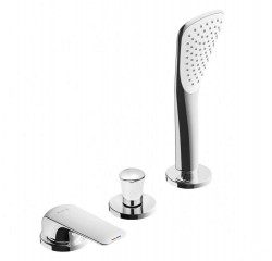 KLUDI - Ameo Baterie na okraj vany, 3-otvorová instalace, chrom (414480575)