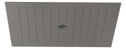 KLUDI - Asana Hlavová sprcha, 44x44 cm, 2 proudy, broušený Gunmetal (69420N2-00)