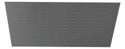 KLUDI - Asana Hlavová sprcha, 44x44 cm, broušený Gunmetal (69410N2-00)