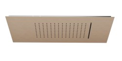 KLUDI - Asana Hlavová sprcha, 60x30 cm, 2 proudy, kartáčovaný bronz (69450N1-00)