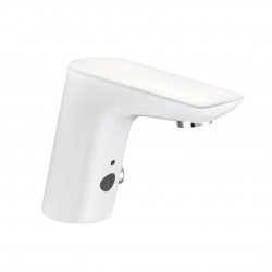 KLUDI - Balance Elektronická umyvadlová baterie, bílá/chrom (5210091)