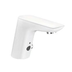 KLUDI - Balance Elektronická umyvadlová baterie, bílá/chrom (5220091)