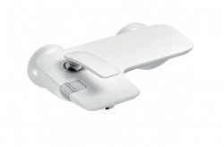 KLUDI - Balance Páková vanová baterie, bílá/chrom (524459175)