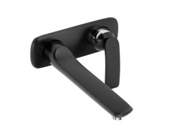 KLUDI - Balance Umyvadlová baterie pod omítku, 2-otvorová instalace, černá mat (522478775)