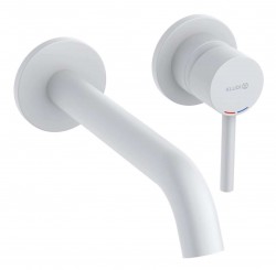 KLUDI - Bozz Baterie pod omítku, 2-otvorová instalace, matná bílá (382455376)