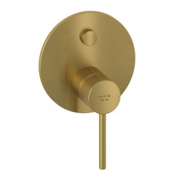 KLUDI - Bozz Baterie pod omítku pro 2 spotřebiče, kartáčované zlato (38759N076)