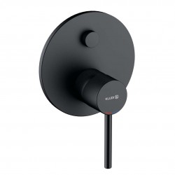 KLUDI - Bozz Baterie pod omítku, pro 2 spotřebiče, matná černá (387633976)