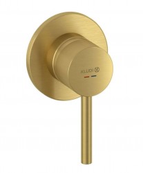 KLUDI - Bozz Sprchová baterie pod omítku, kartáčované zlato (38925N076)