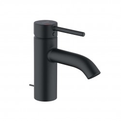 KLUDI - Bozz Umyvadlová baterie, s výpustí, EcoPlus, matná černá (382633976)