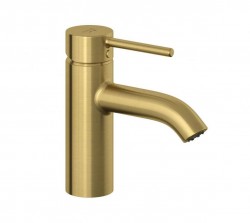 KLUDI - Bozz Umyvadlová baterie s výpustí Push-Open, kartáčované zlato (38266N076)