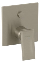 KLUDI - Decus Baterie pod omítku, pro 2 spotřebiče, kartáčovaný nikl (54759N575)