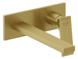 KLUDI - Decus Umyvadlová baterie pod omítku, kartáčované zlato (54245N075)