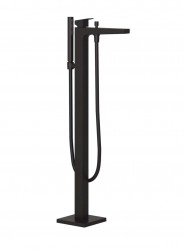 KLUDI - Decus Vanová baterie do podlahy, s příslušenstvím, matná černá (545903975)