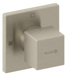 KLUDI - Decus Ventil pod omítku, pro 2 spotřebiče, kartáčovaný nikl (54847N575)