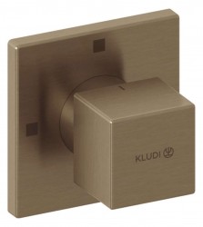 KLUDI - Decus Ventil pod omítku, pro 3 spotřebiče, kartáčovaný bronz (54846N175)