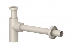 KLUDI - Designový sifon, matná světle šedá (10020O2-00)