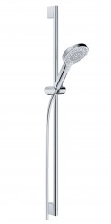 KLUDI - Dive Set sprchové hlavice, tyče a hadice, 3 proudy, chrom (6993005-00)