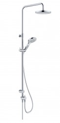 KLUDI - Dive Sprchový set bez baterie, průměr 20 cm, 3 proudy, chrom (6908005-00)