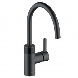 KLUDI - E-Go Elektronická dřezová baterie, bateriové napájení, matná černá (422106675)