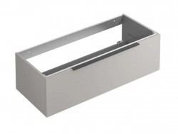 KLUDI - Icos Umyvadlová skříňka, 100x50x35 cm, 1 zásuvka, matná písečně šedá (50S120O2)