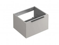 KLUDI - Icos Umyvadlová skříňka, 60x50x35 cm, 1 zásuvka, matná písečně šedá (50S60O2)